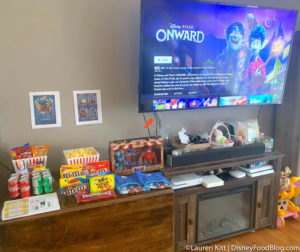 Host an at home movie theatre! 