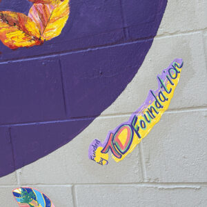 TD Bank signature on the Bancroft mural