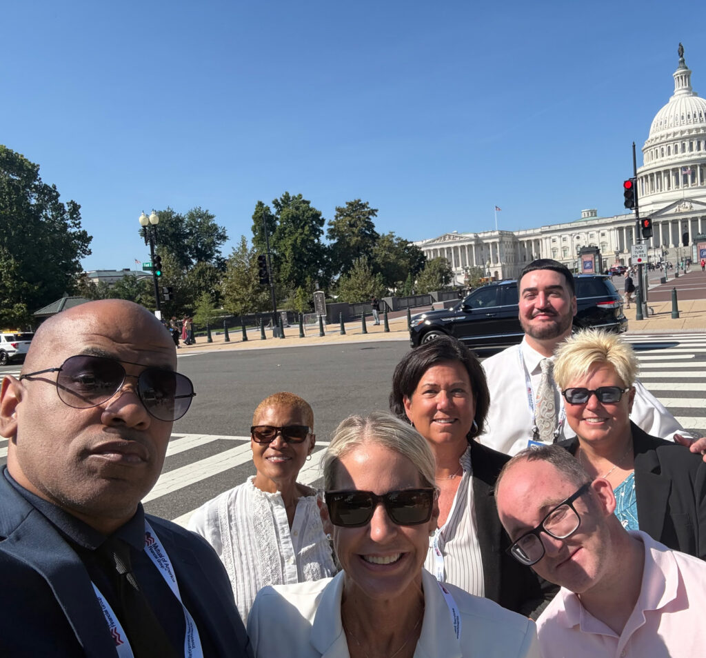 Representatives of Bancroft on a self advocacy trip to Washing D.C.