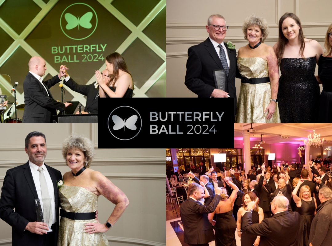 Collage of pictures from the 2024 Butterfly Ball
