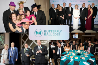 photo collage from the Butterfly Ball 2025