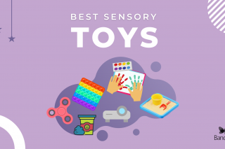 Graphic representation of the top 6 sensory toys