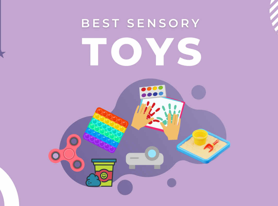 Graphic representation of the top 6 sensory toys