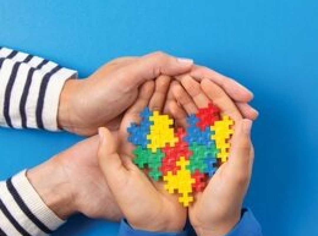 World,Autism,Awareness,Day,Concept.,Adult,And,Child,Hands,Holding