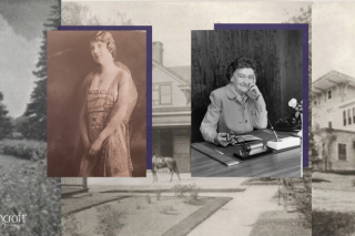 black and white photots of the Cooley sisters