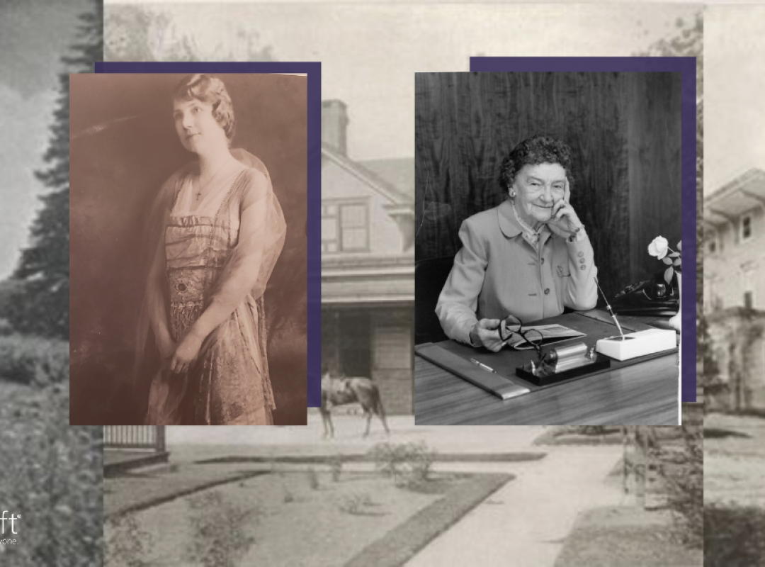 black and white photots of the Cooley sisters